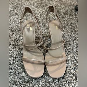 Women’s neutral strappy heels